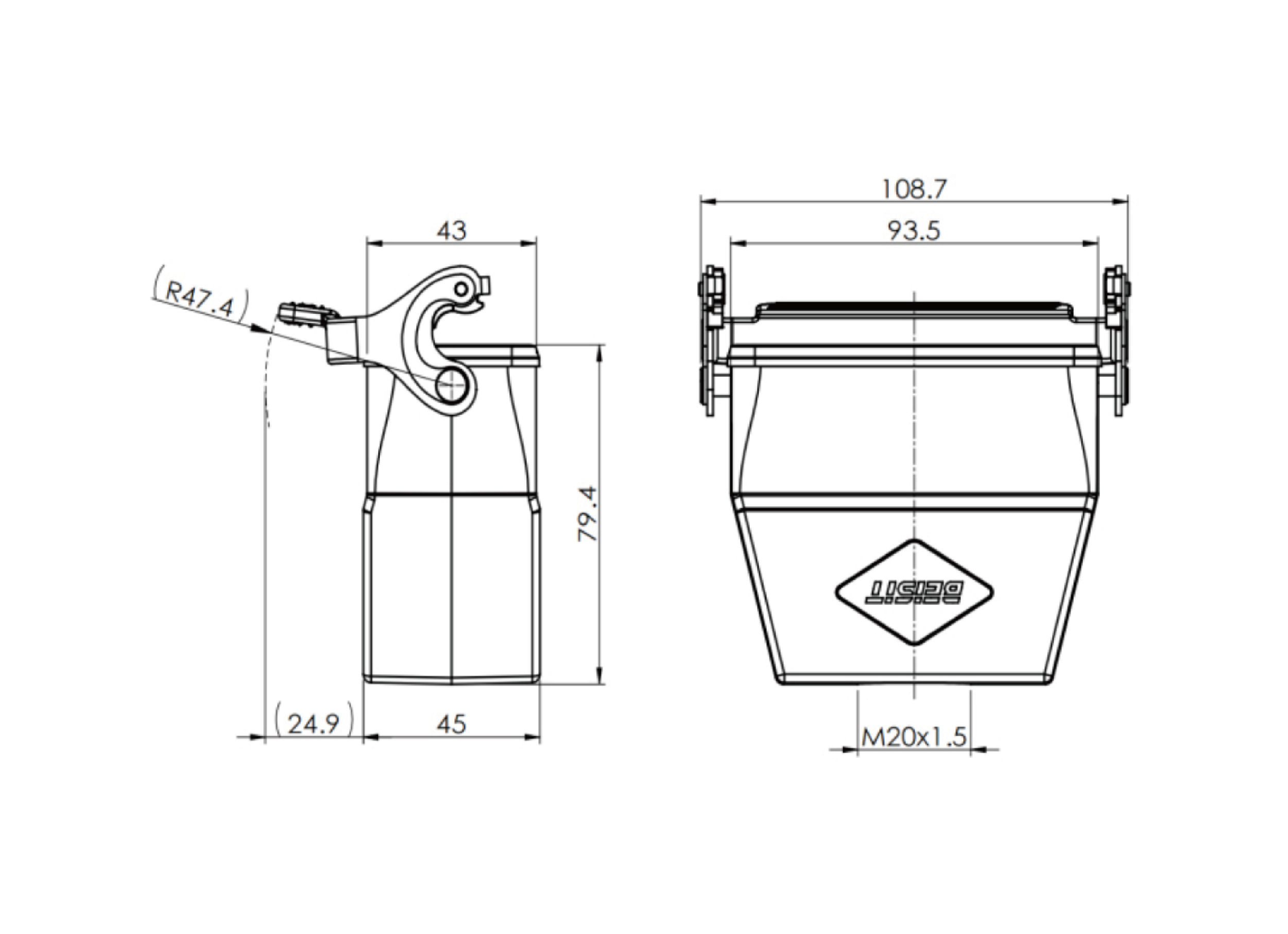 H16B-CTCH-1LS-M20