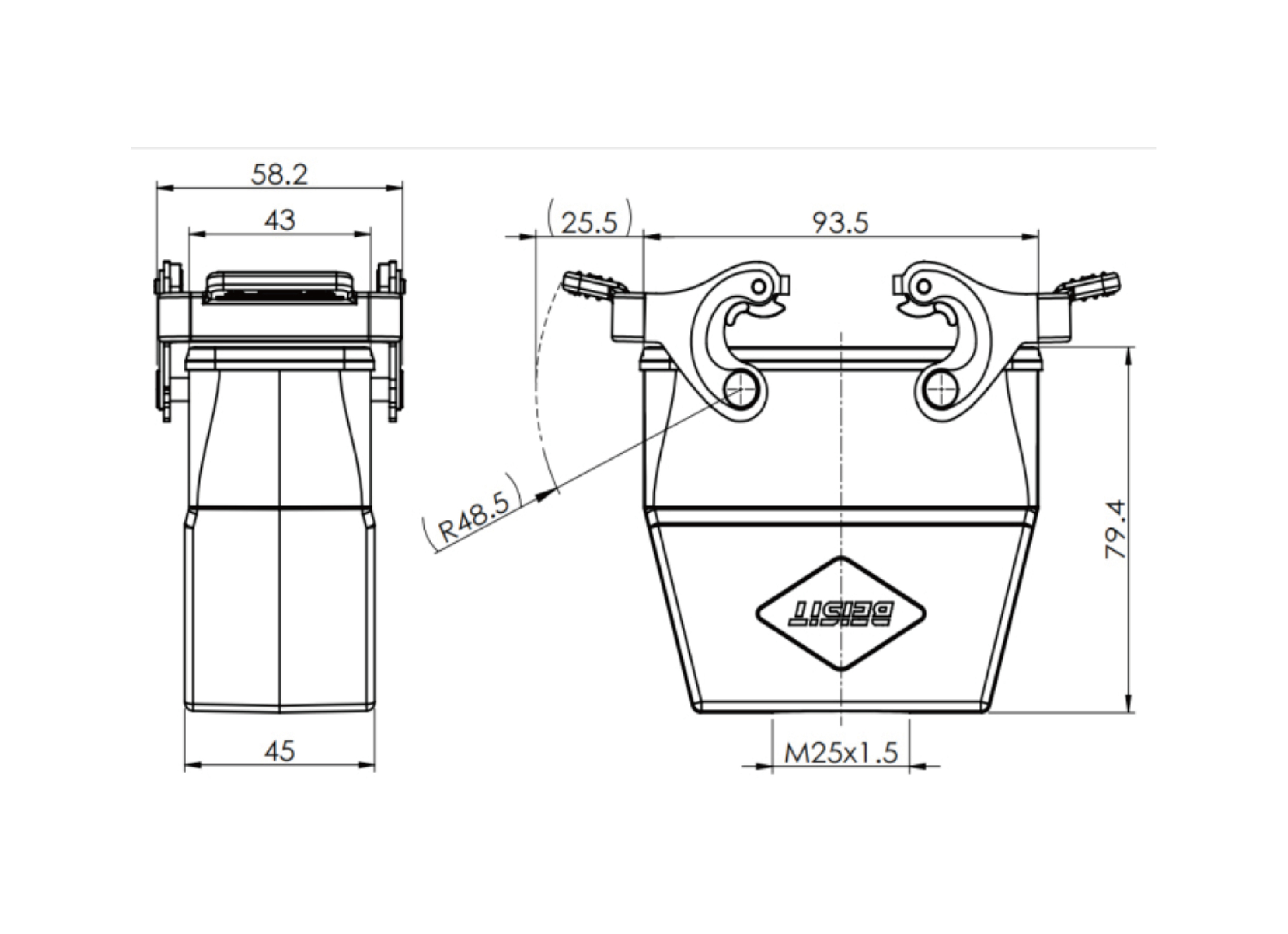 H16B-CTCH-2LS-M25